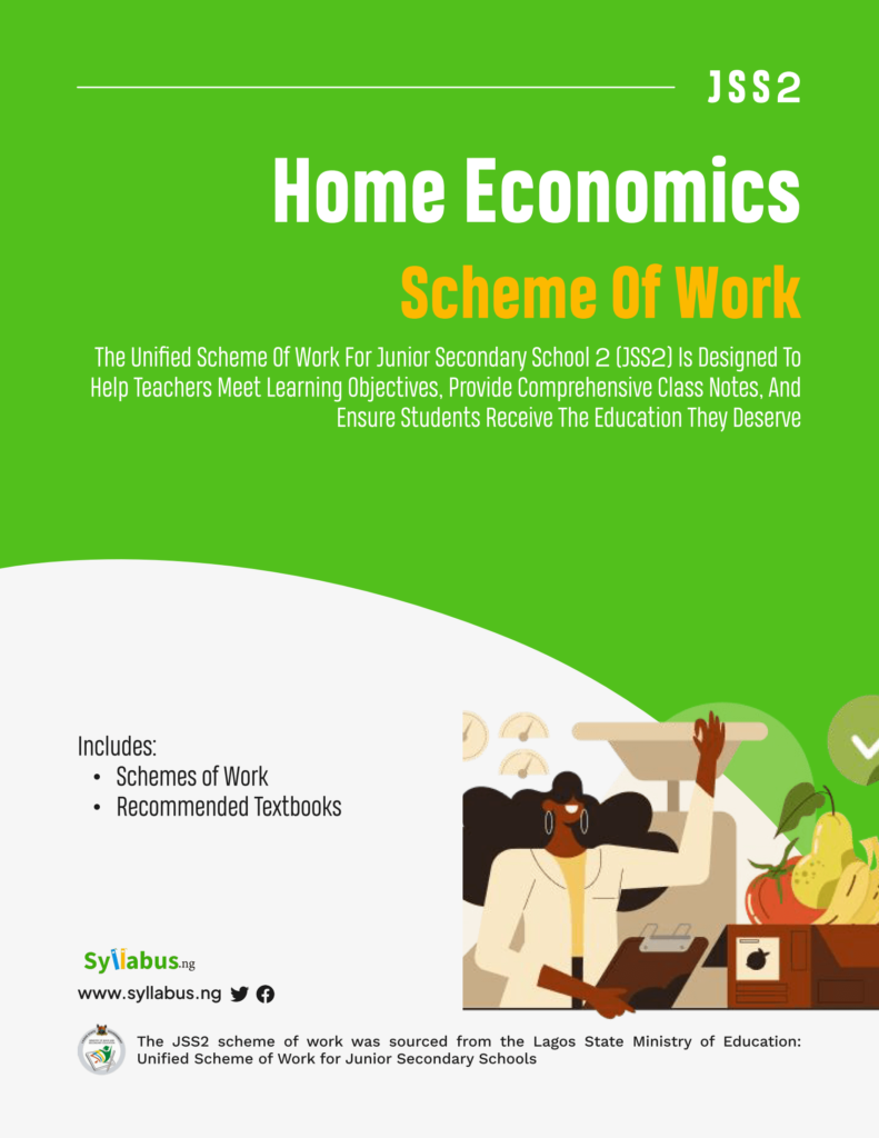 jss2-home-economics-scheme-of-work