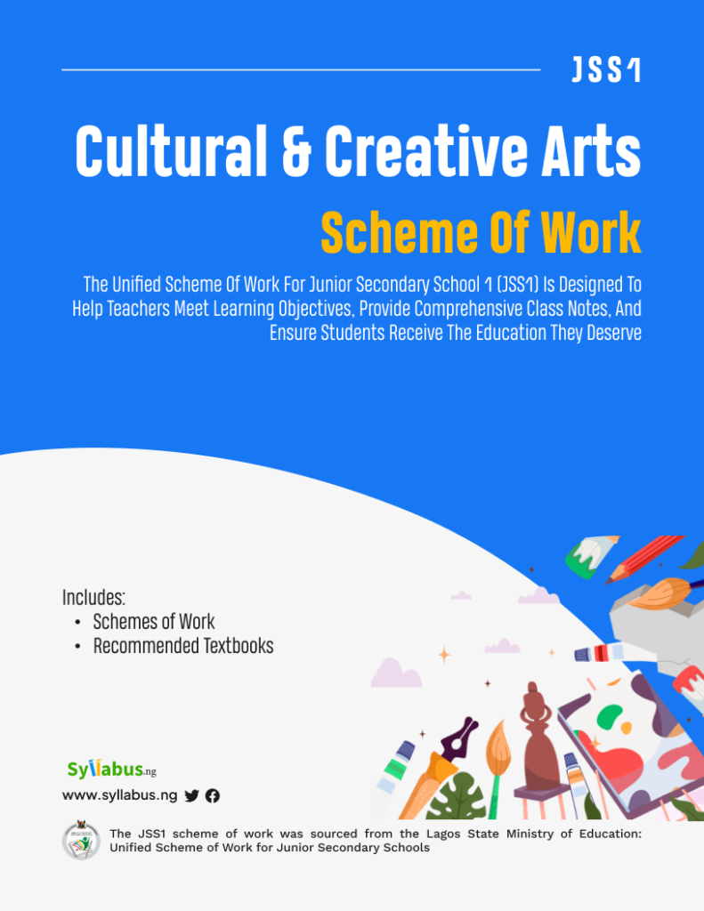 jss1-Cultural and Creative Arts (CCA)