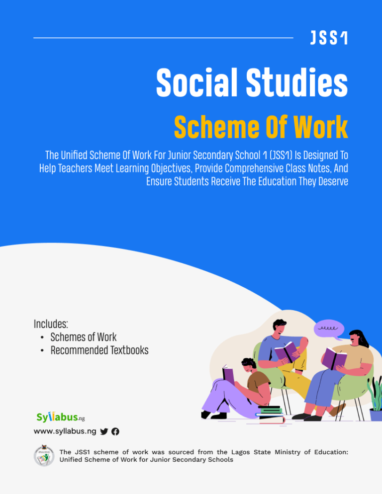 JSS1 Social Studies Scheme of Work Download Free PDF Syllabus NG