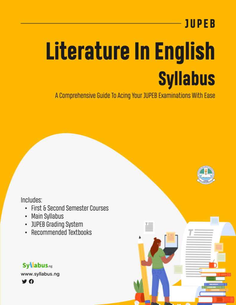 jupeb-literature-in-english-syllabus