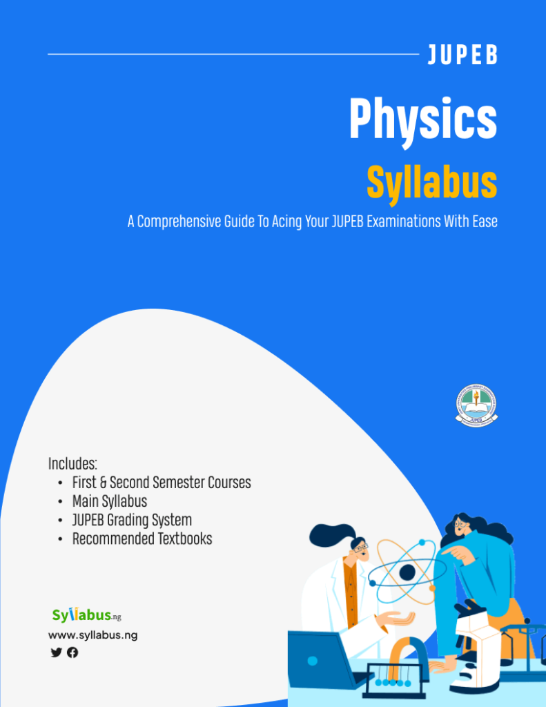 jupeb-physics-syllabus