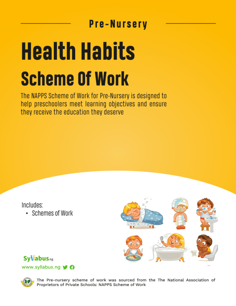 pre-nursery-health-habit