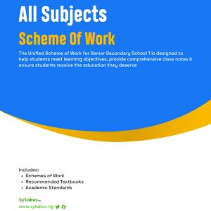 SSS1 Unified Scheme Of Work