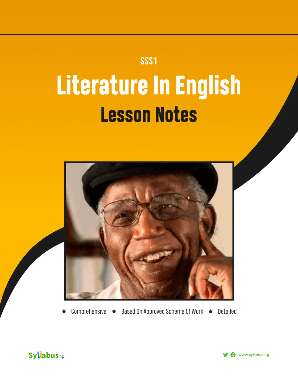 sss1-literature-in-english-lesson-note