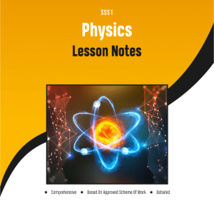 sss1-physics-lesson-notes