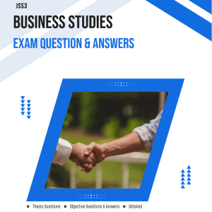 JSS3 Business Studies Exam Question