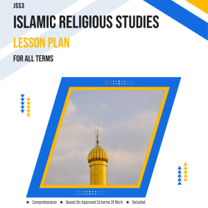JSS3 Islamic Religious Studies Lesson Plan