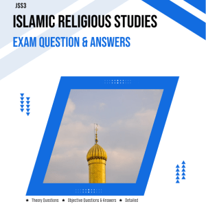 JSS3 Islamic Religious Studies Exam Question