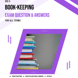 SS3 Book Keeping Exam Question