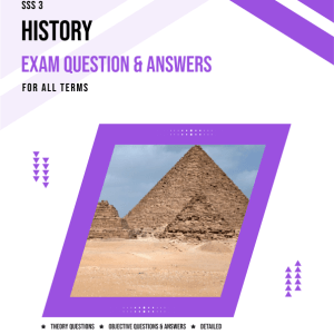 SS3 History Exam Questions