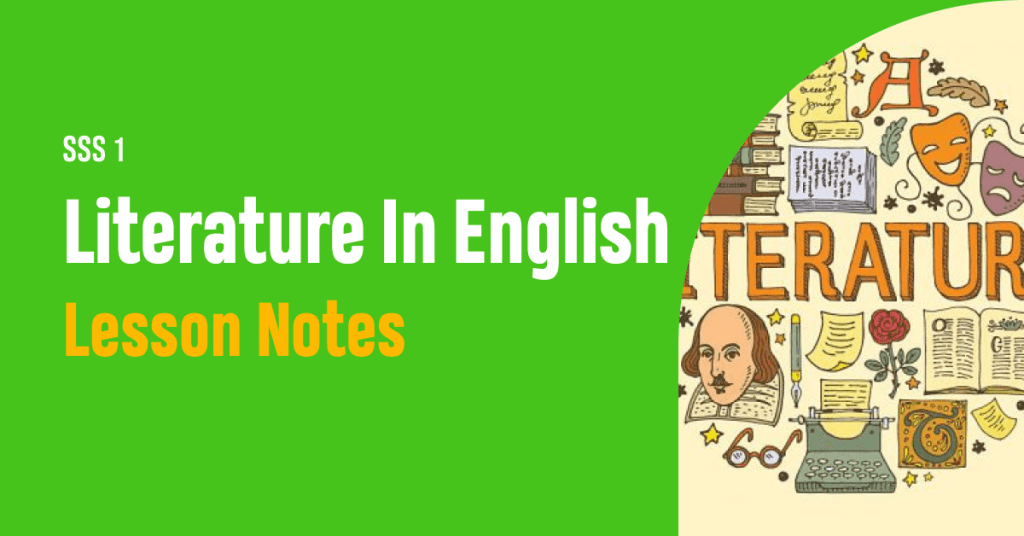 ss1 literature lesson note