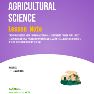 primary-6-agricultural-science-lesson-note