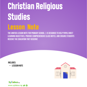 primary-3-christian-religious-studies-lesson-notes