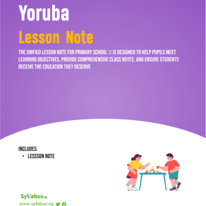 primary-2-yoruba-lesson-notes