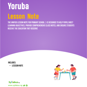 primary-3-yoruba-lesson-notes