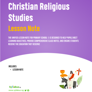 primary-5-christian-religious-studies-lesson-notes