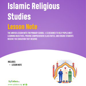 primary-1-islamic-religious-studies-lesson-notes