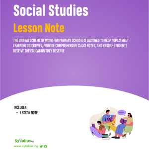 primary-6-social-studies-lesson-notes