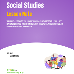 primary-4-social-studies-lesson-notes